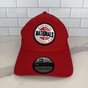 Washington Nationals Hat Cap Fitted Mens L/XL Large XLarge MLB 39THIRTY New Era